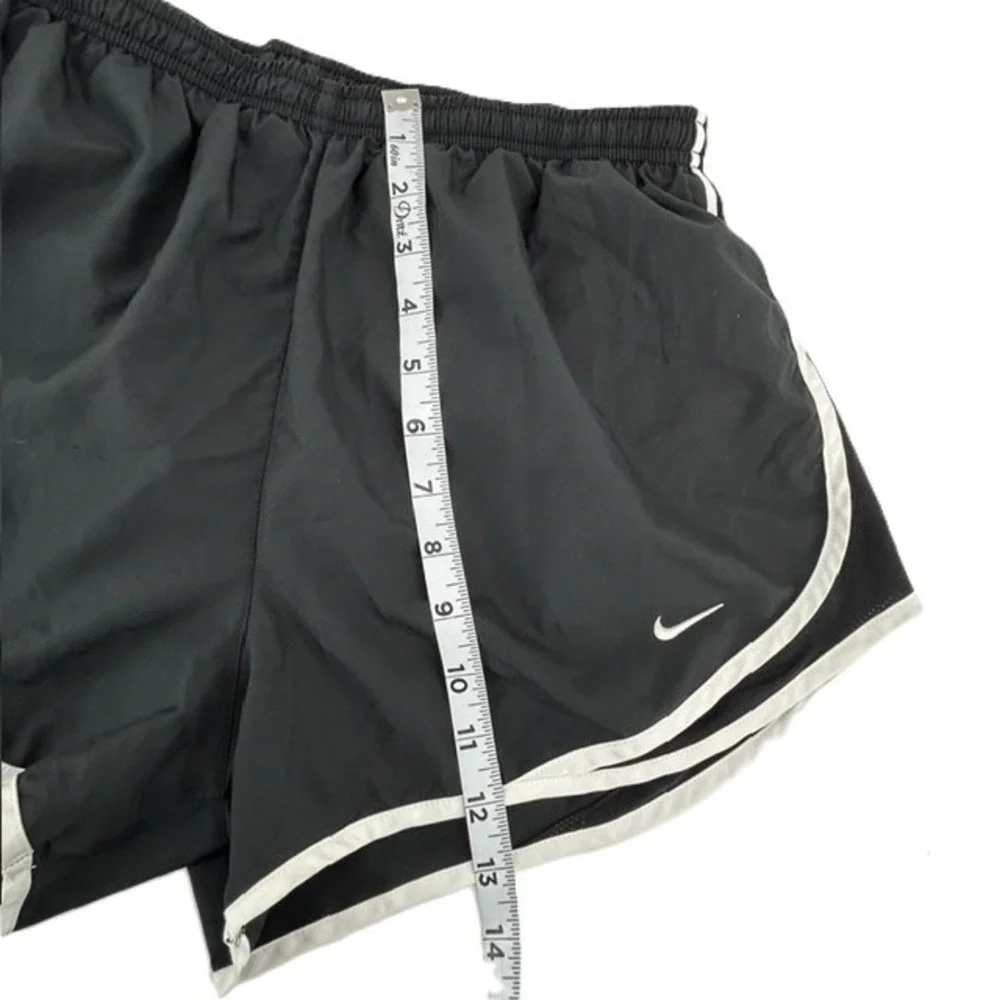 Nike Kids Dri-FIT Tempo Running Shorts Black White Large L